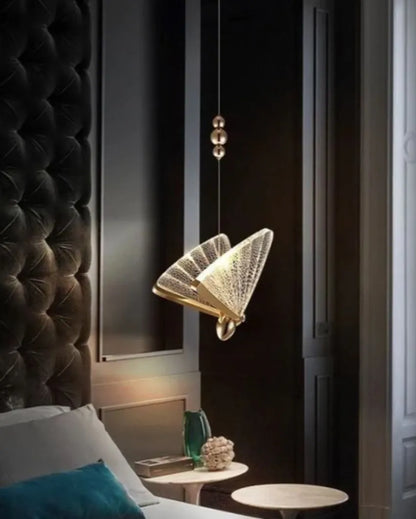 New Luxury Butterfly Metal Pendant Light