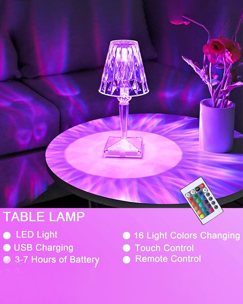 Crystal Touch Led Night Light Table Lamp