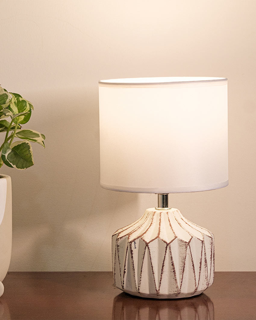 Geomatry StyleTerracotta Soft Shade Table Lamp