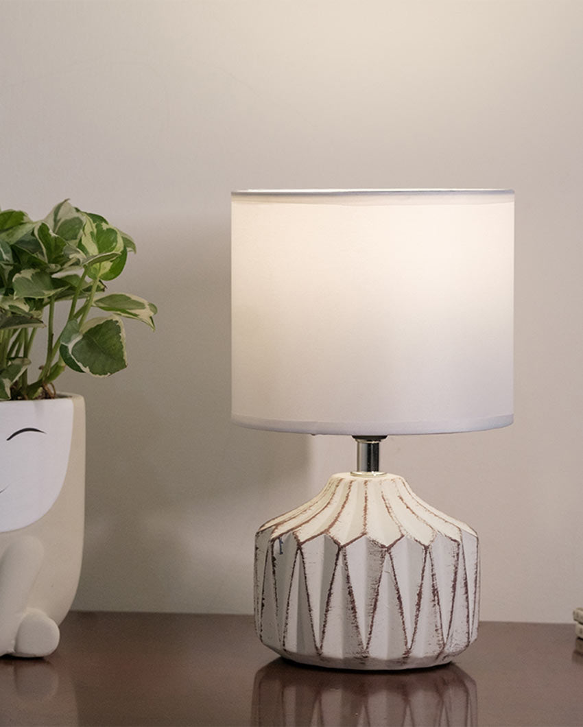 Geomatry StyleTerracotta Soft Shade Table Lamp