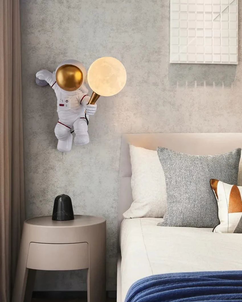 Astro Moon Resin Wall Lamp