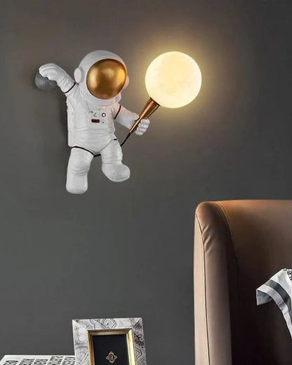 Astro Moon Resin Wall Lamp