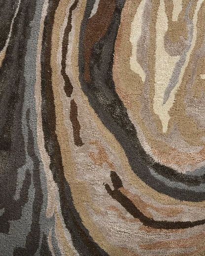 Sand Abstract Pattern Hand Tufted Carpet