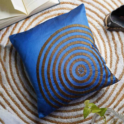 Midnight Helical Cushion Cover Default Title