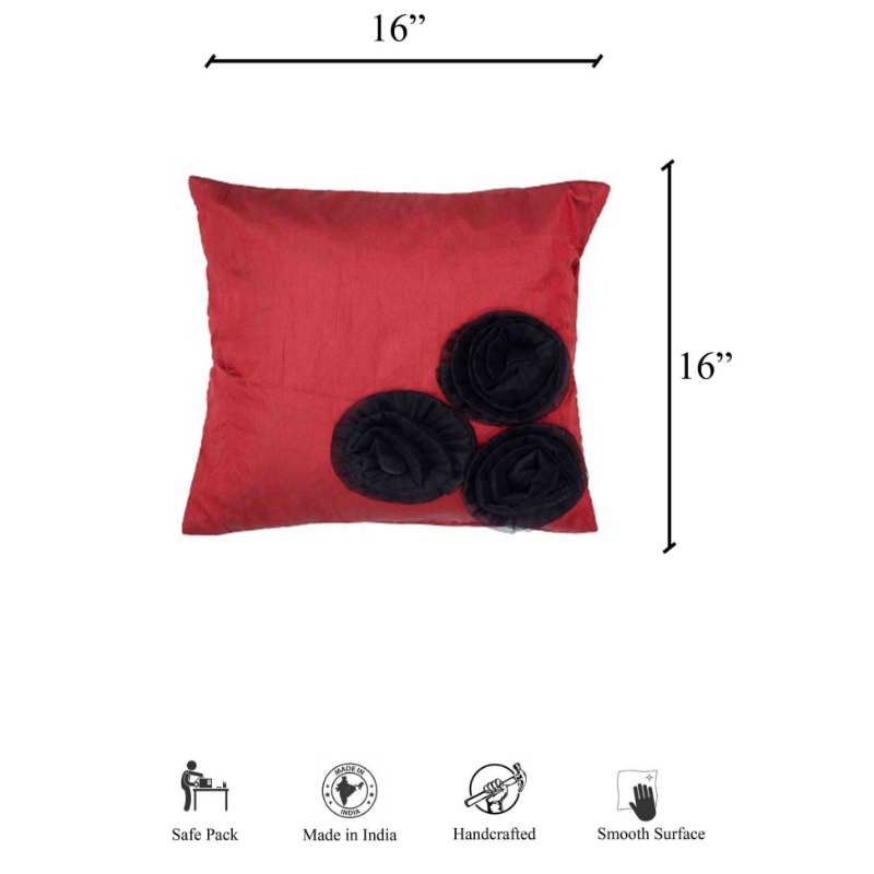 Crimson Petal Cushion Cover Default Title