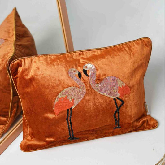 Flamingo Sunrise Cushion Cover Default Title