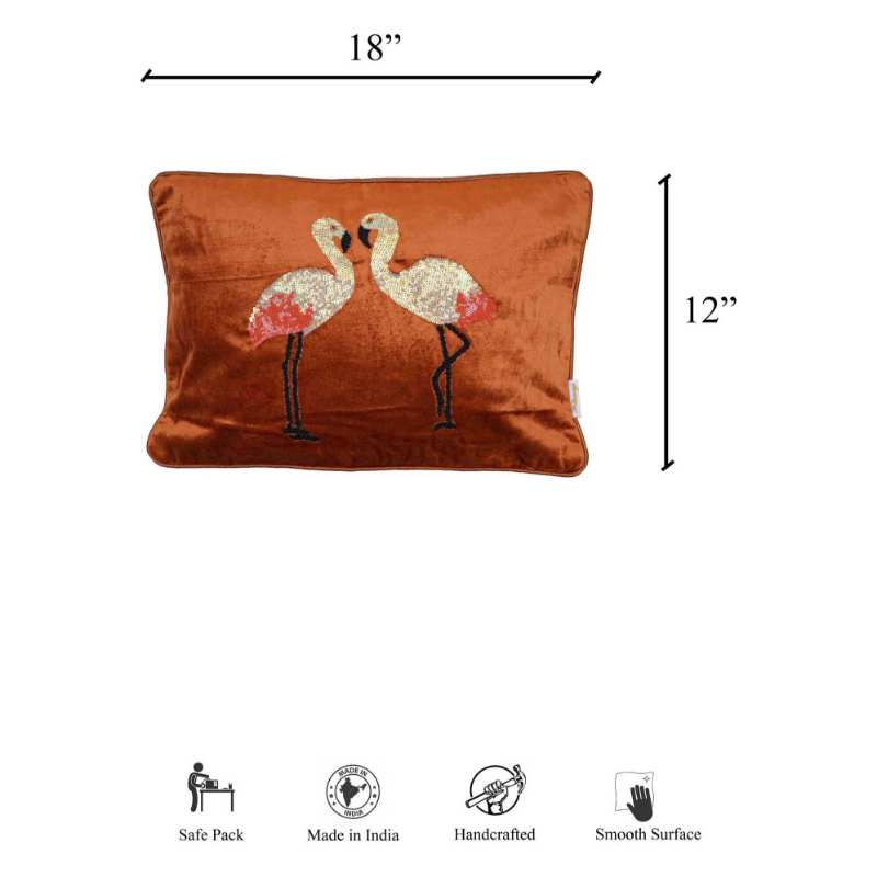 Flamingo Sunrise Cushion Cover Default Title