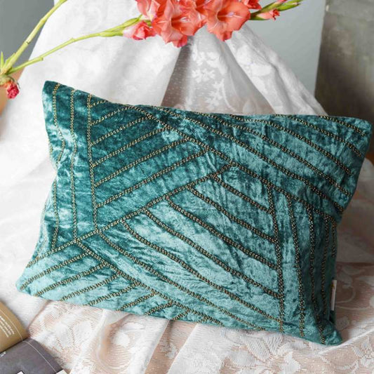 Stylish Teal Cushion Cover Default Title