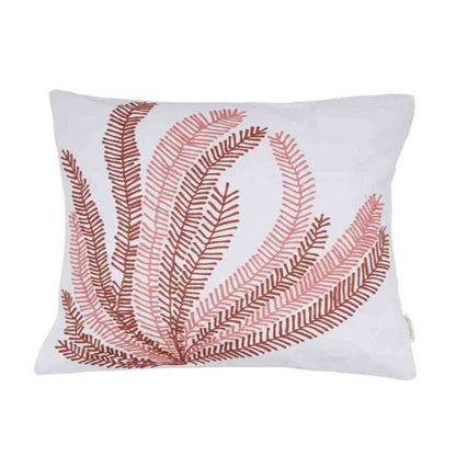 Fern Embroidery Cushion Cover Default Title