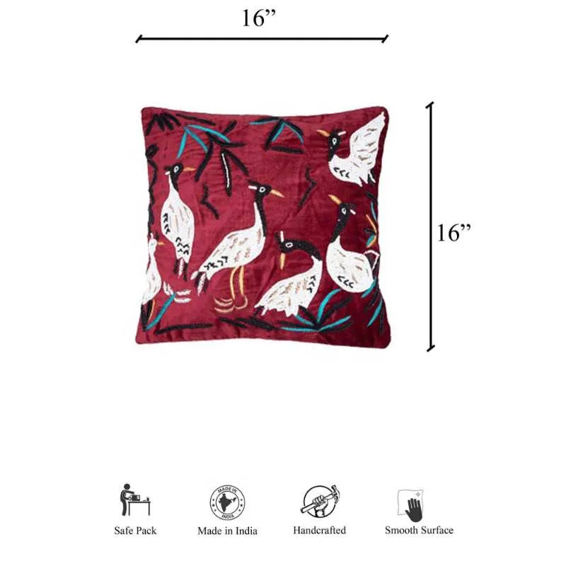 The White Flock Cushion Cover Default Title