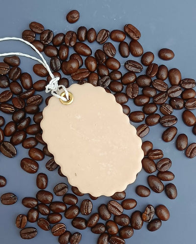 Elegant Oval Coffee Wax Sachet | 3 x 2 inches