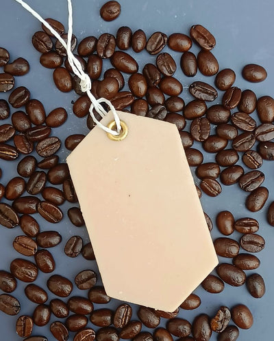 Geometric Hexagon Coffee Wax Sachet | 3 x 2 inches