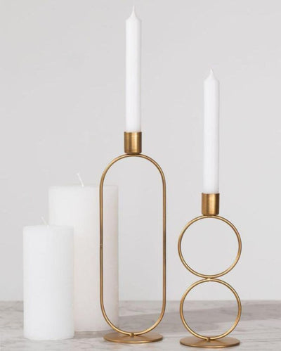 Luxury Metal Candlestick Holders | Set Of 2