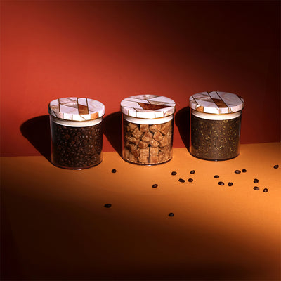 Durable Storage Airtight Transparent Storage Containers | 600ml | Set of 3 | 5 x 13 inches