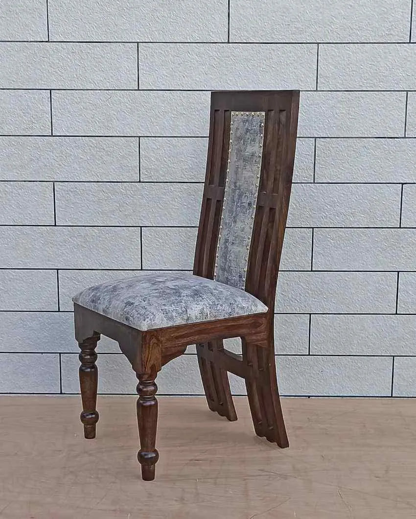 Alexa Sheesham Wood And Swed Dining Chair