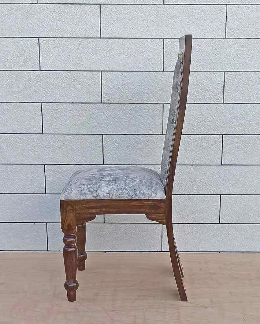 Alexa Sheesham Wood And Swed Dining Chair