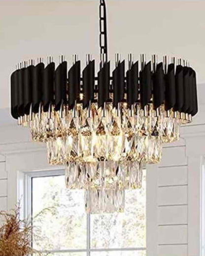 High-End Indoor Hall Room Hanging Chandelier | 12 x 24 inches