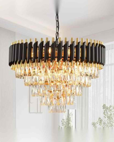 Luxurious Vintage Indoor Hall Room Hanging Chandelier | 24 x 47 inches