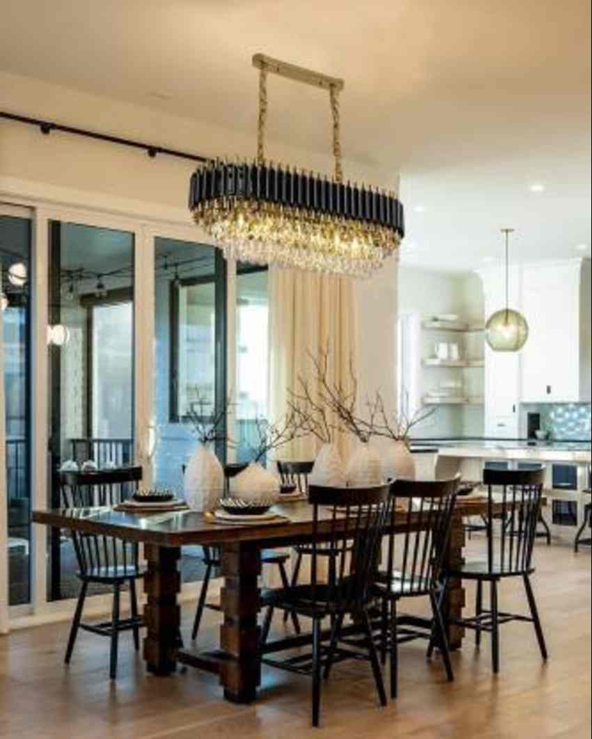 Sophisticated Indoor Hall Room Hanging Chandelier | 13 x 28 x 36 inches