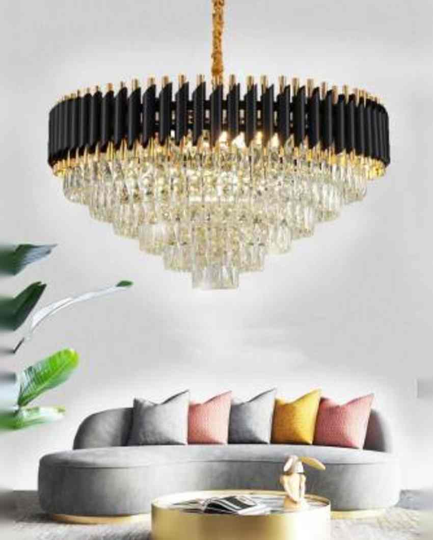 Chic Indoor Hall Room Hanging Chandelier | 18 x 47 inches