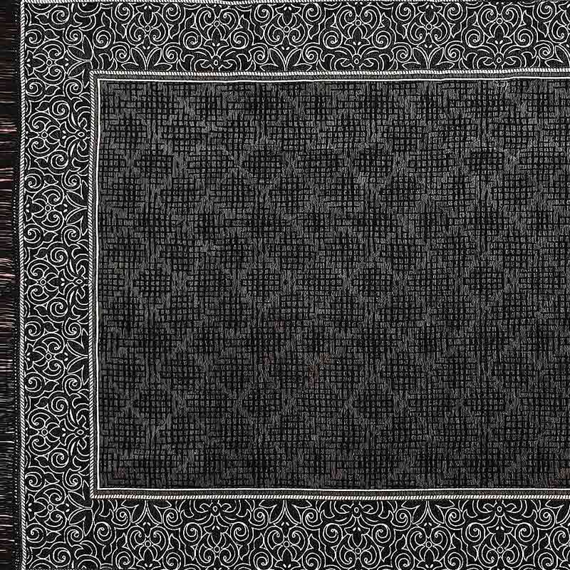 Modern Velvet Chenille Carpet | 7x5 ft
