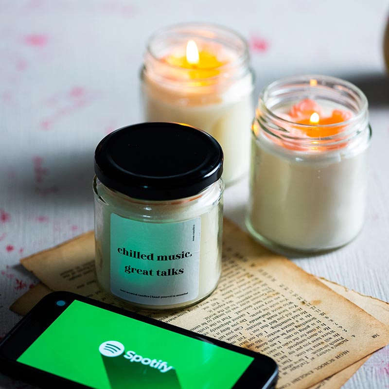 Chilled Music Scented Candle Default Title