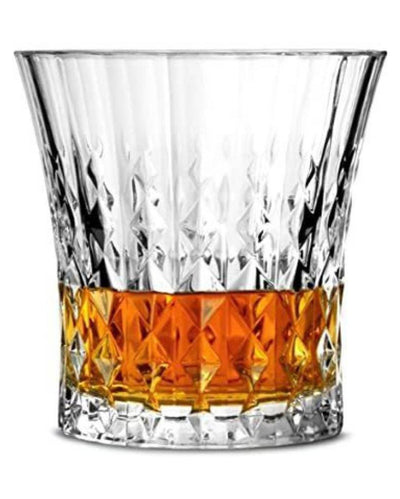 Sturdy Party Perfect Clear Glass Whiskey Glasses | 200ml | 4 x 4 inches