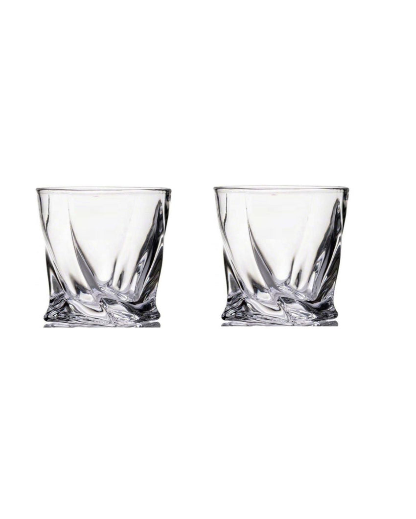 Weighted Bottom Whiskey Glasses | 270ml | 4 x 4 inches