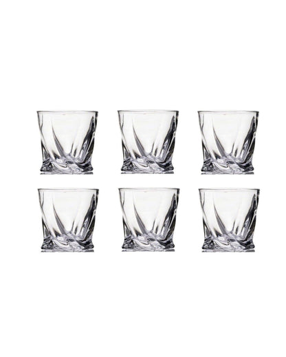 Weighted Bottom Whiskey Glasses | 270ml | 4 x 4 inches