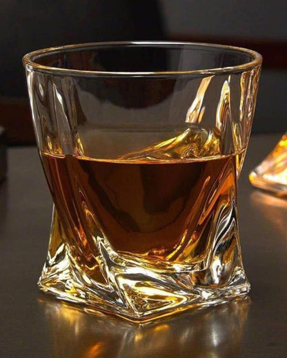 Weighted Bottom Whiskey Glasses | 270ml | 4 x 4 inches