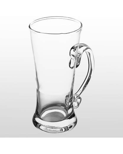 Clear Beer Glasses Mugs | Set of 6 | 340 ML | 6 x 2 x 2 inches