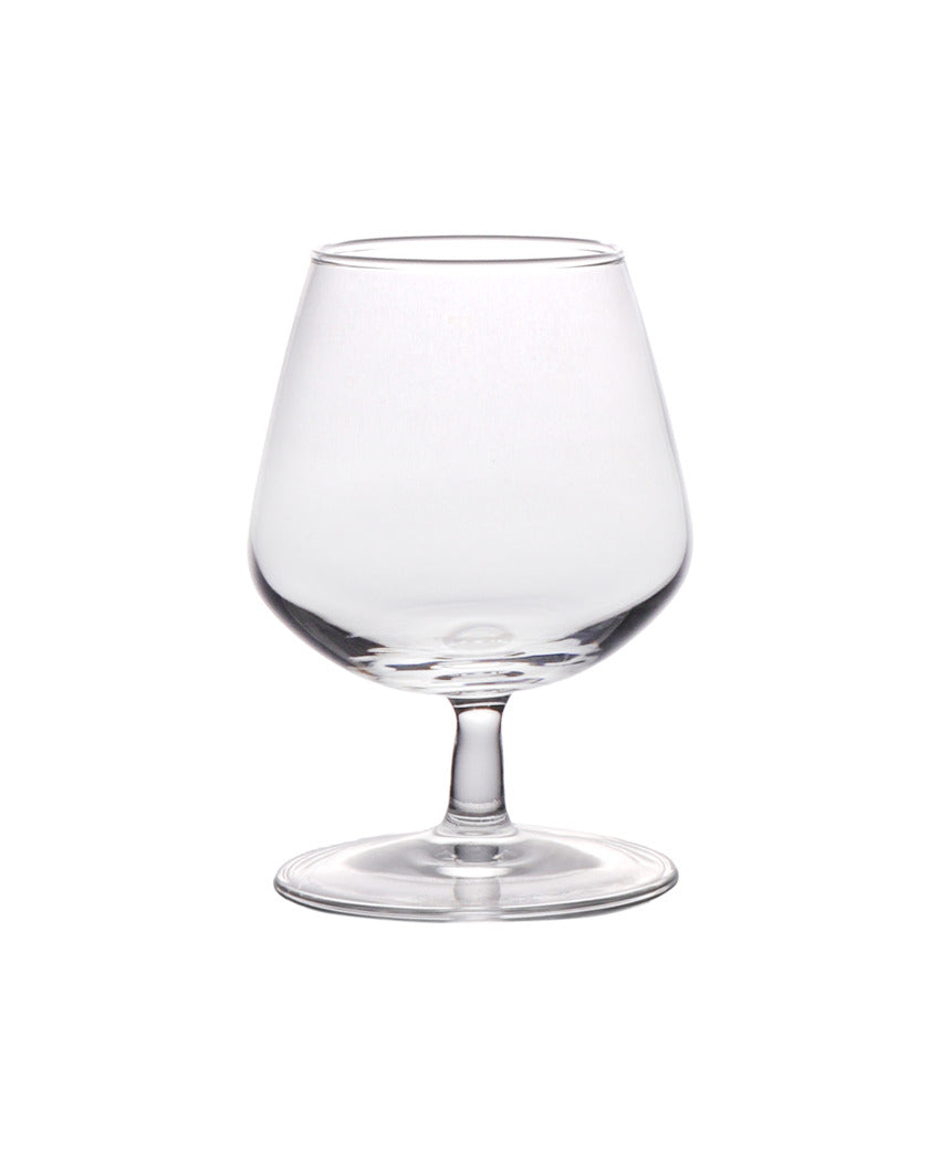 Clear Trendy Cocktail Glasses | Set of 6 | 360 ML | 5 x 2 x 3 inches