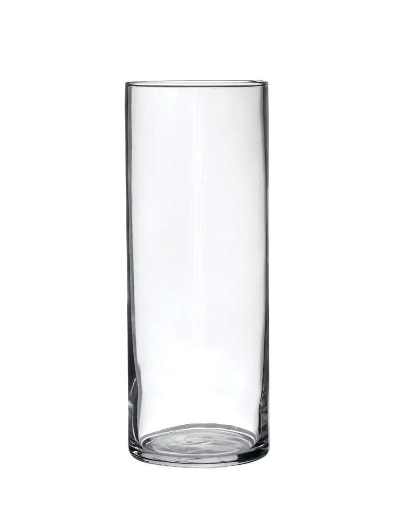 Crystal Clear Creations Stunning Glass Vase | 3 x 6 inches