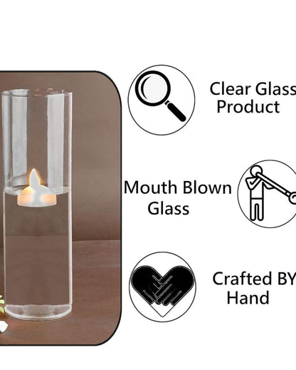 Subtle Beauty Glass Vase | 3 x 8 inches