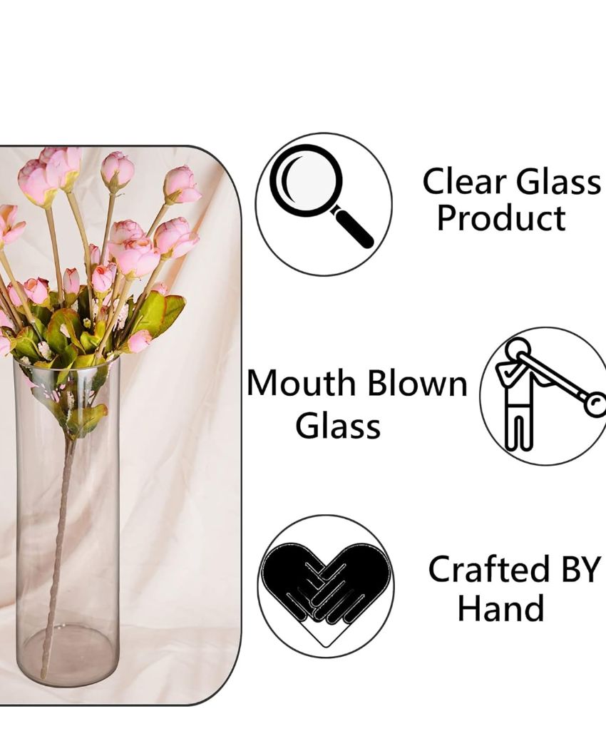 Elevating Decor With Glass Vase | 4 x 16 inches