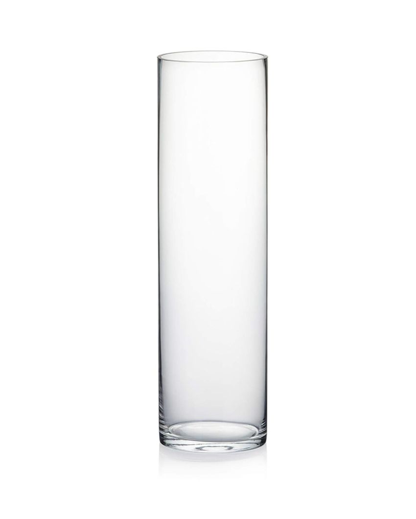 Elegantly Crafted Glass Vase | 5 x 18 inches