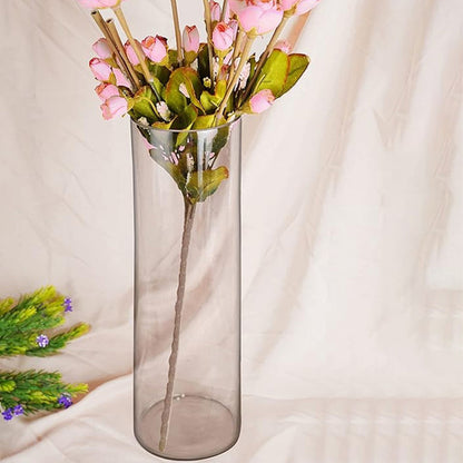 Clear Glass Cylinder Vase | 16 x 4 inches