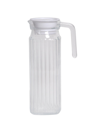 Premium Glass Pitcher for Home and Office Ideal for Water, Milk, Juice, Lassi | 1000ML