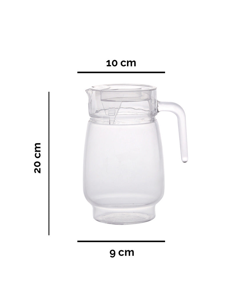 Premium Glass Pitcher Serve Water, Milk, Juice, Lassi | 1300 ML