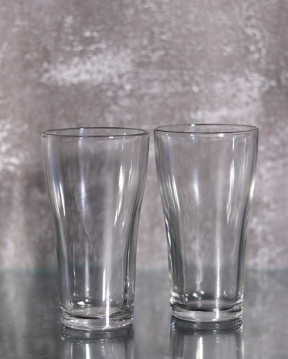 Clear Premium Mixed Juice and Water Glasses | Set of 6 | 340 ML | 15 x 8 x 5 inches