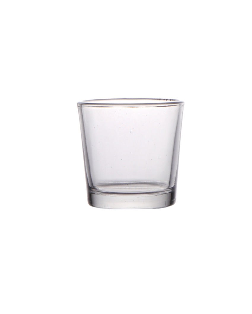 Clear Classy Shot Glasses | Set of 6 | 90 ML | 6 x 6 x 5 inches