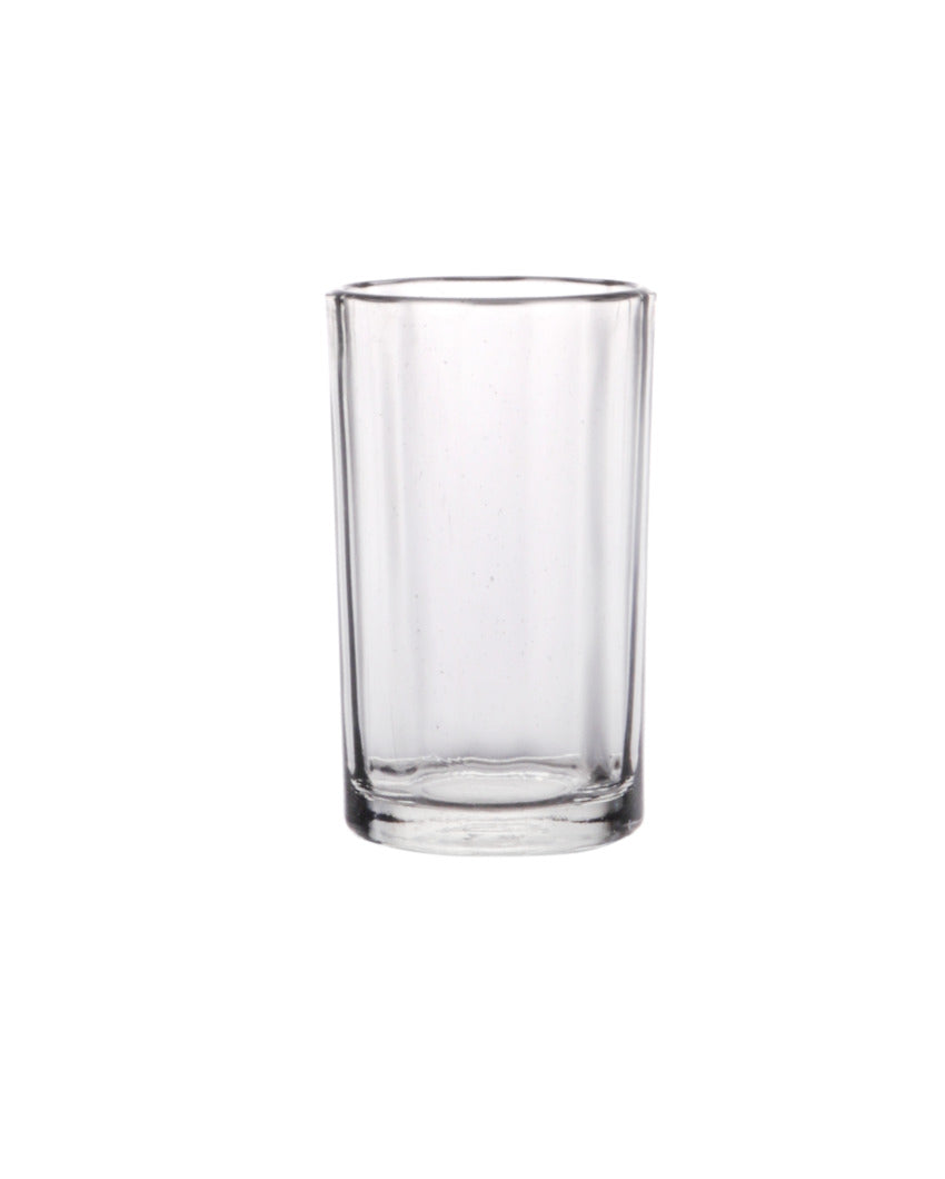 Clear High End Drink ware Glasses | Set of 6 | 180 ML | 11 x 6 x 6 inches