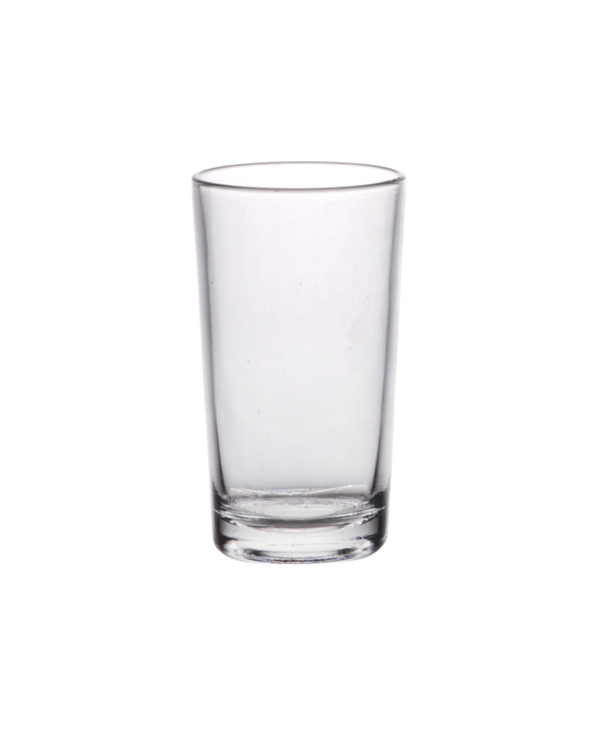 Clear Stylish Juice and Water Glasses | Set of 6 | 240 ML | 12 x 7 x 6 inches