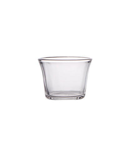 Clear Trendy Shot Glasses | Set of 6 | 50 ML | 5 x 6 x 5 inches