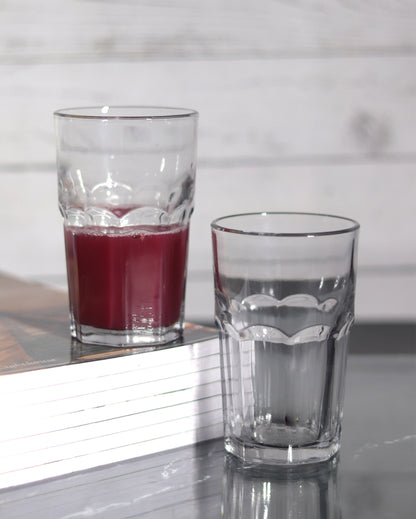 Clear Premium Juice and Water Glasses | Set of 6 | 320 ML | 12 x 7 x 6 inches