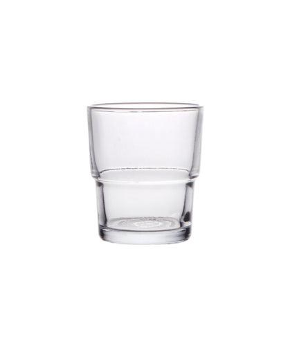 Clear Elegant Juice and Tea Glasses | Set of 6 | 150 ML | 8 x 7 x 5 inches