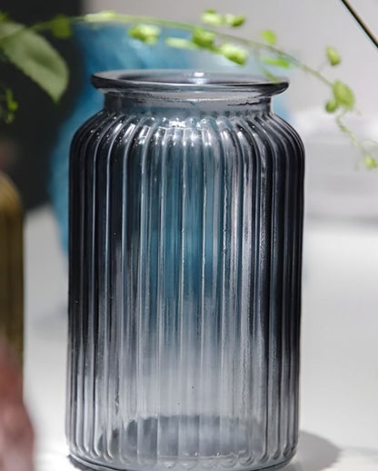 Transparent Treasure Why Glass Vase | 4 x 7 inches