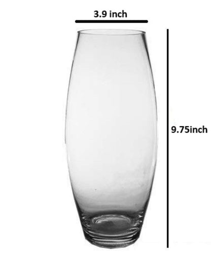 Versatile Glass Vase | 4 x 10 inches