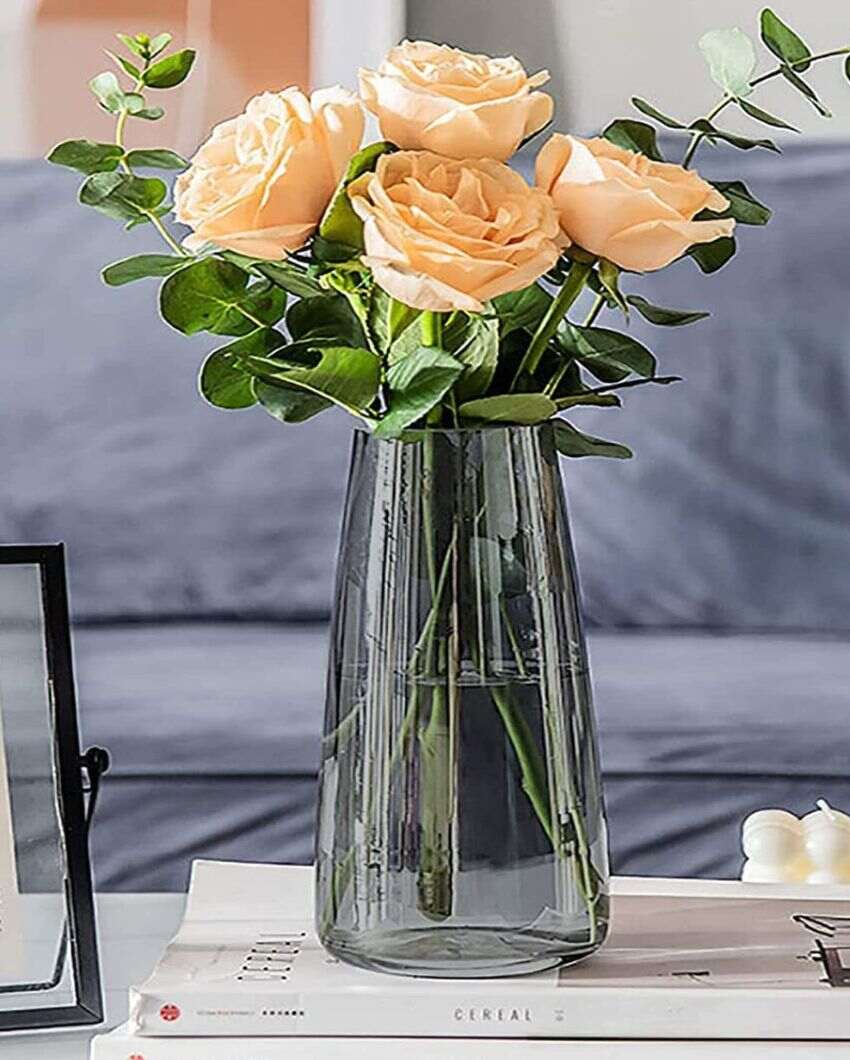 Modern Decorative Glass Vase For Flowers Plants