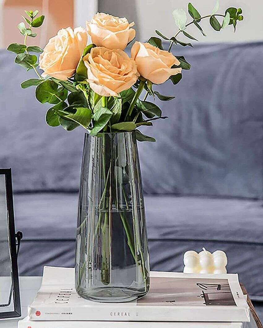 Modern Decorative Glass Vase For Flowers Plants